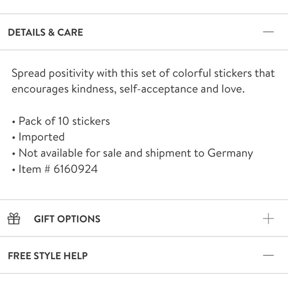 NWT Nordstrom BP 10-Pack “Choose Love” Multi-Color Stickers - Picture 3 of 4